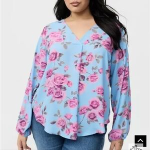Torrid Georgette Pullover Tunic Top